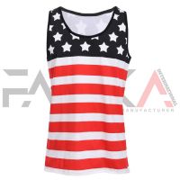 US Flag Men Tank Top
